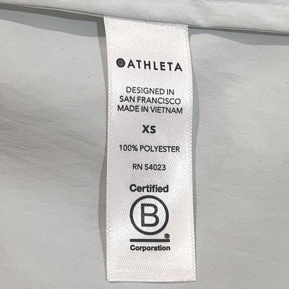 Athleta Shirt Womens XS Soft Halcyon Blue Button Down Stretch Long Sleeve Top - Picture 9 of 10